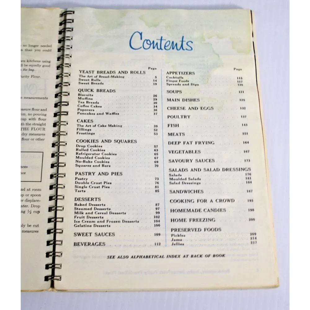 Vintage 1967 The All New Purity Cook Book Canadian Cooking Maple Leaf Mills